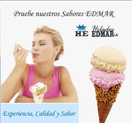 Pruebe nuestros sabores helados edmar